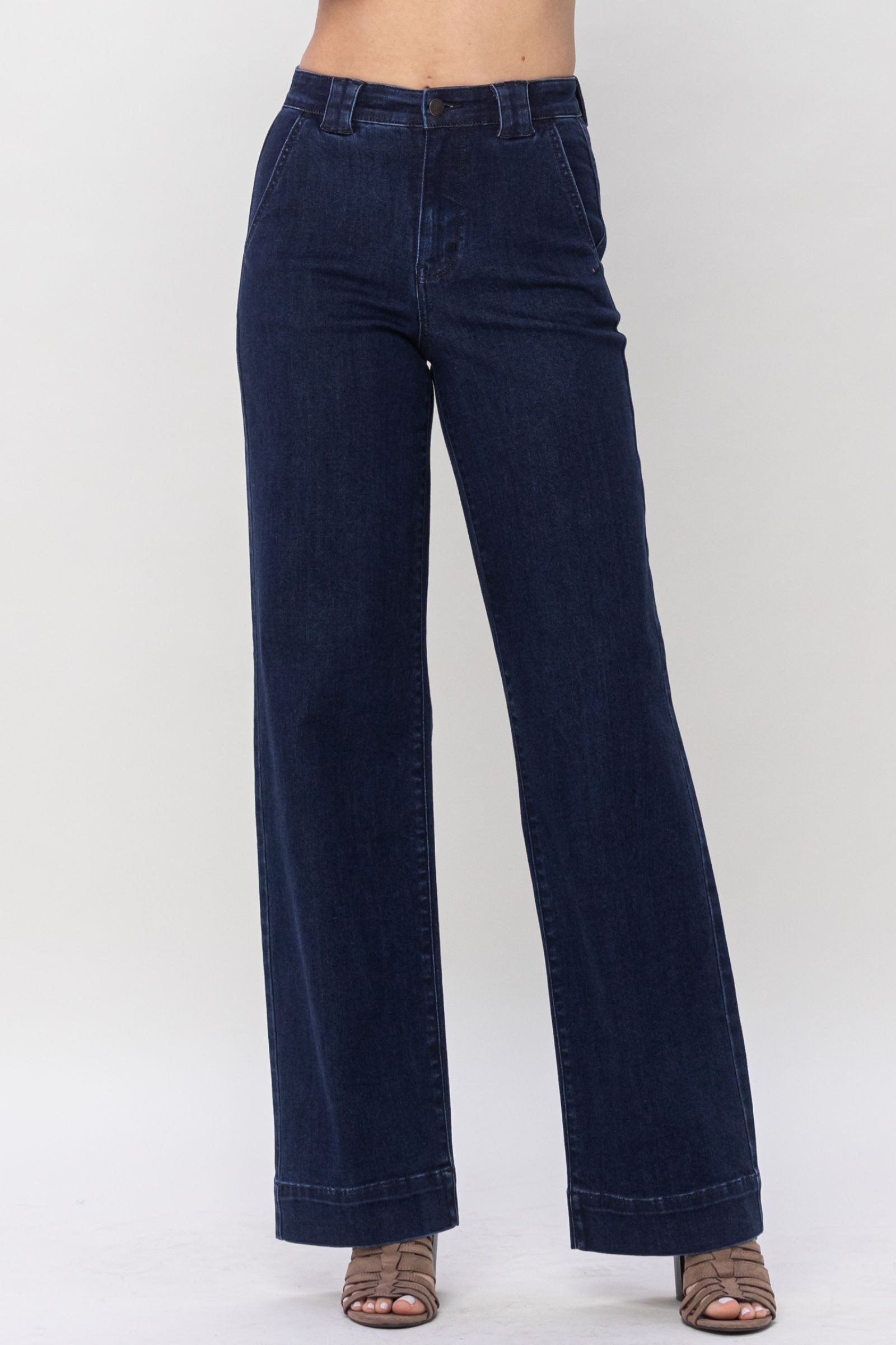 Judy Blue Trouser Wide Leg Jean