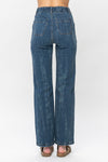Elastic Vintage Straight Jean