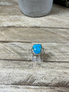 Turquoise Single Stone Ring - Size 8