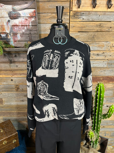 Boots A Million Knit Sweater