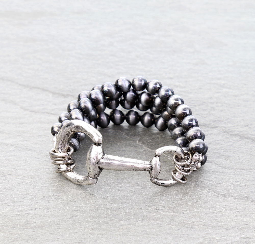 Carter Fashion Multi Strand Stretch Bit Bracelet
