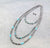 Phoenix Fashion 3 Strand Layered Navajo Necklace - Turquoise