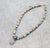 Dallas Fashion Concho Wood Bead Necklace - Turquoise