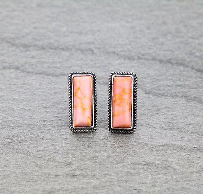 Selden Fashion Bar Post Earrings - 1.25"