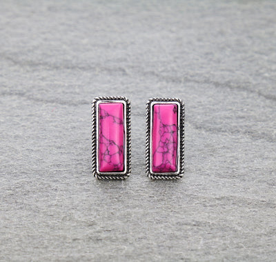 Selden Fashion Bar Post Earrings - 1.25"