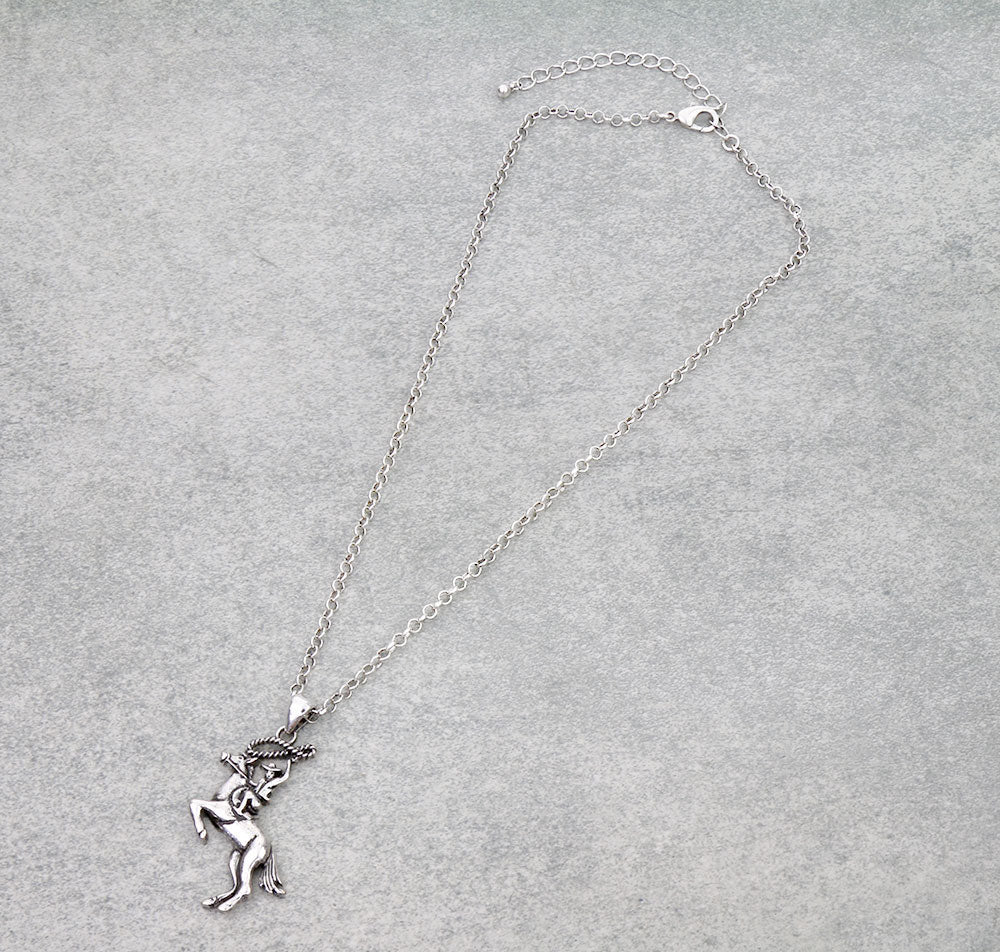 April Fashion Roping Rodeo Necklace - 18"