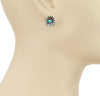 Gilden Fashion 3 Pair Set of Stud Earrings - Turquoise