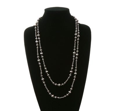Kenai Varied Bead Necklace - 60"
