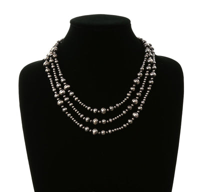 Kenai Varied Bead Necklace - 60"