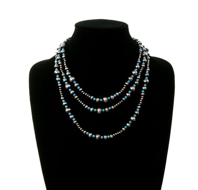 Kenai Varied Bead Necklace - 60"