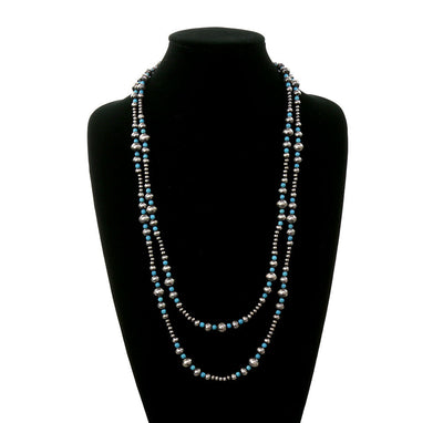 Kenai Varied Bead Necklace - 60"