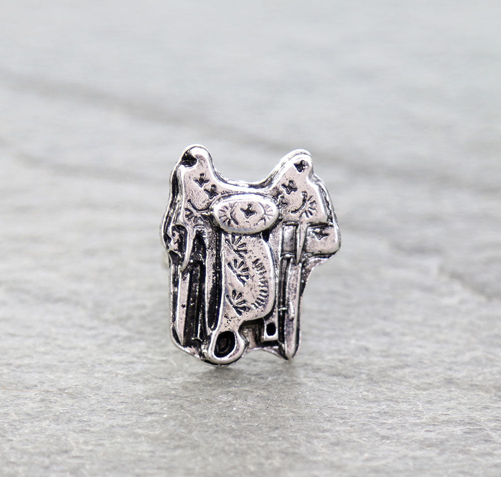 Horse Saddle Fashion Ring