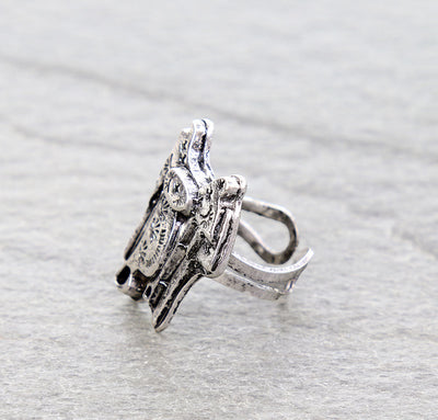 Horse Saddle Fashion Ring