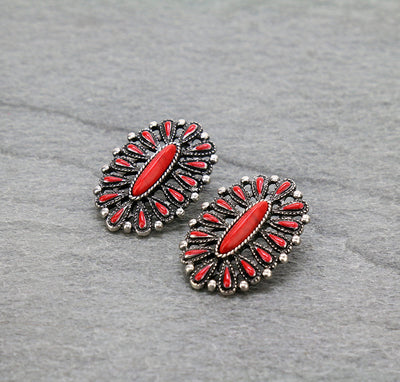 Lawson Cluster Oval Fashion Earrings