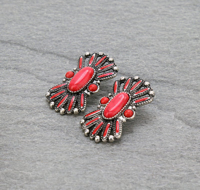 Vera Turquoise Stud Earrings