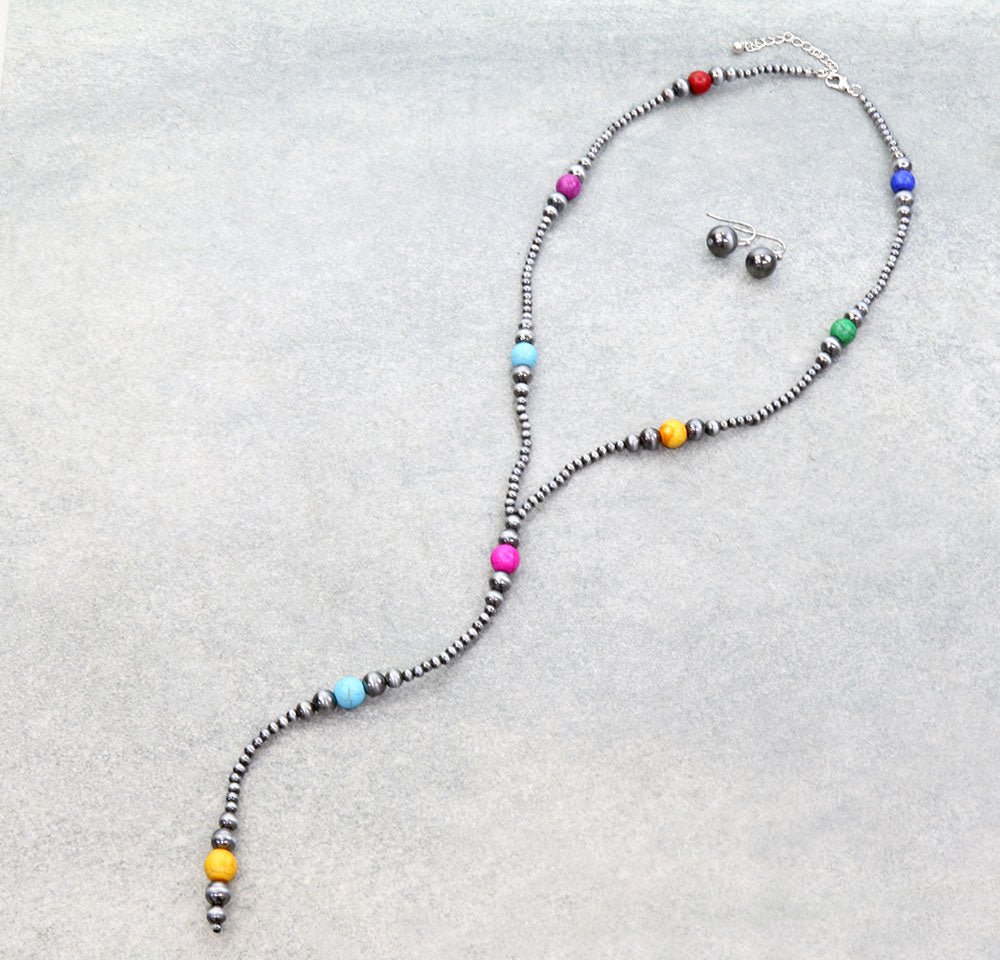 Adelanto Multicolor Y Necklace - 22"
