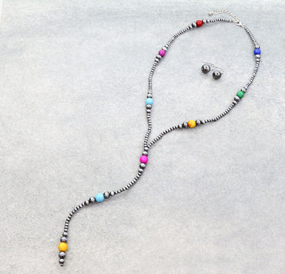 Adelanto Multicolor Y Necklace - 22"