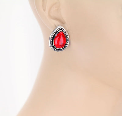 Acorn Fashion Stone Earring Set - 3 Pairs