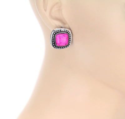 Acorn Fashion Stone Earring Set - 3 Pairs