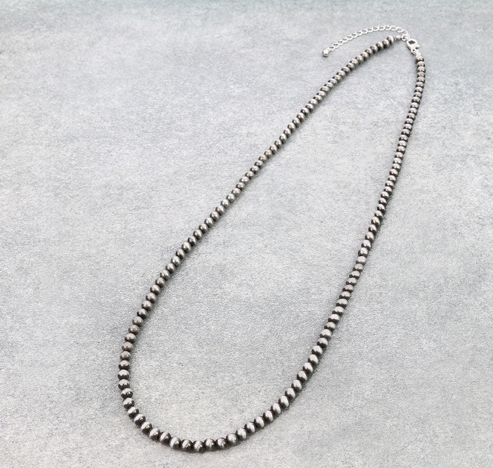 Perry Fashion 5mm Navajo Pearl Necklace - 14"-36"