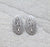 Sanderson Fashion Long Oval Concho Post Earrings