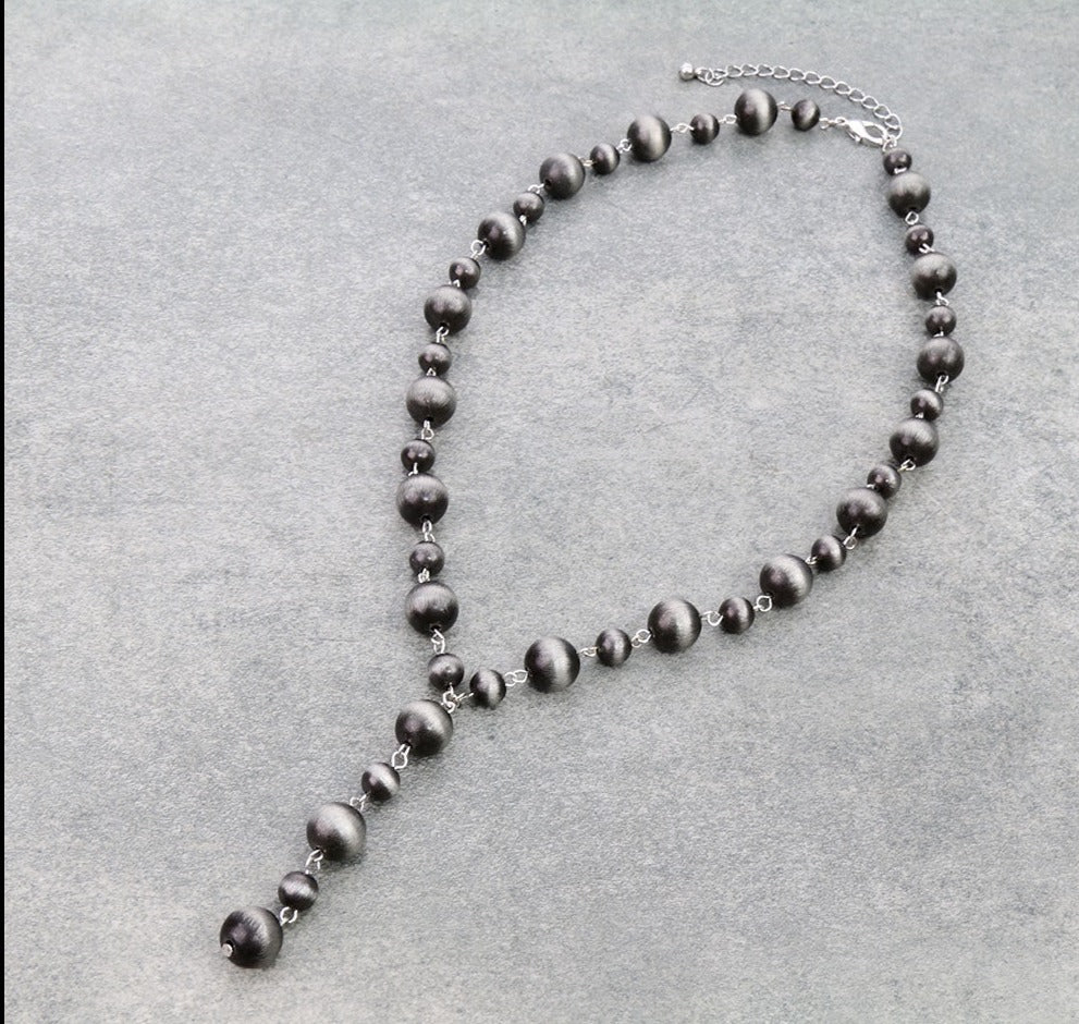 Pensacola Y Navajo Linked Bead Necklace