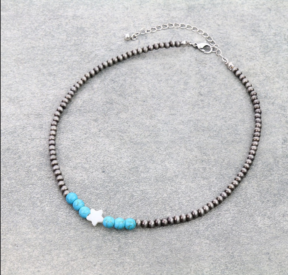 Bead & Star Navajo Choker