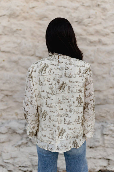 Cactus & Cowboys Blouse