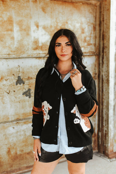 Cattle Cardigan Black Hereford