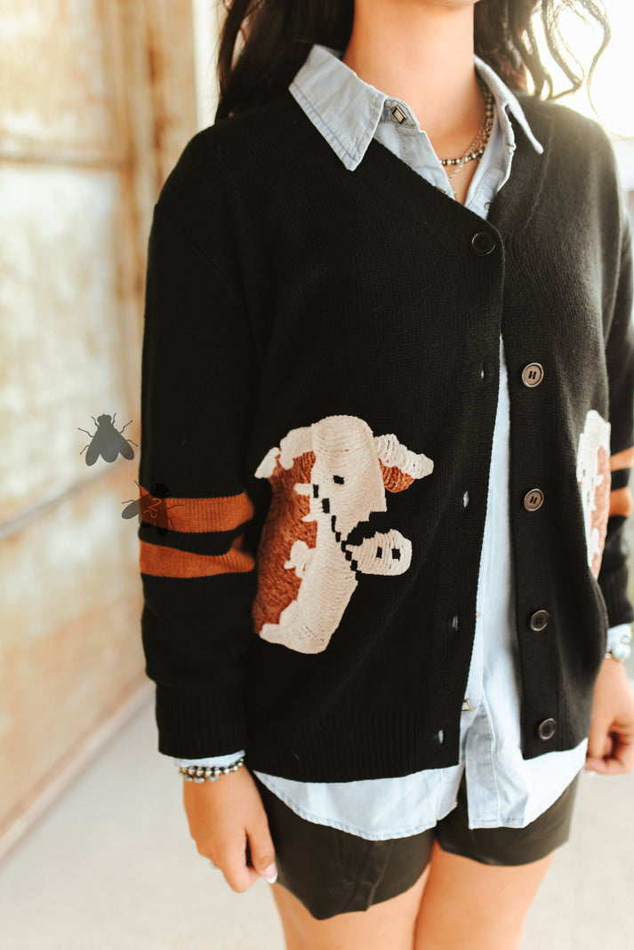 Cattle Cardigan Black Hereford