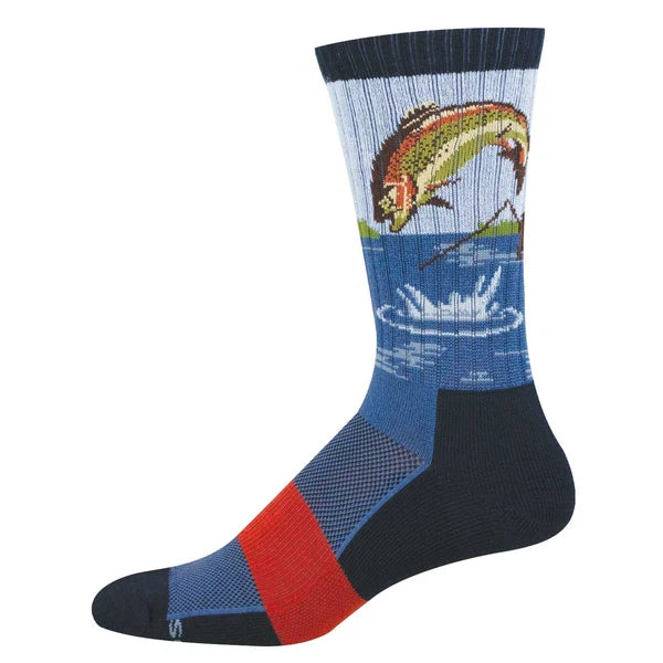 Cast Away Men's Socks - Blue