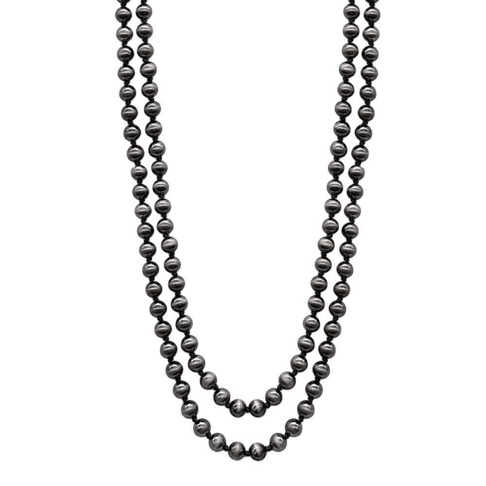 Bellview 8mm Fashion Navajo Pearl Necklace - 60"