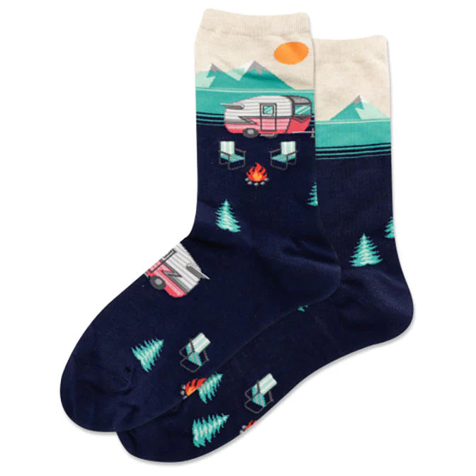 Camper Scene Women's Socks