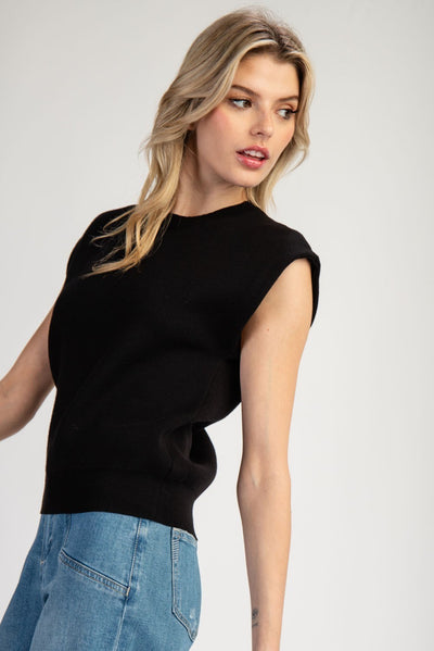 Kate Sleeveless Sweater Top