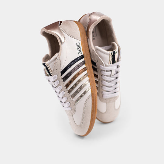 Leather Sneakers - Stevie Metallic