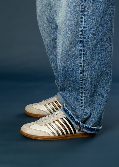 Leather Sneakers - Stevie Metallic