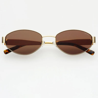 Soho Sunglasses - Gold/Brown