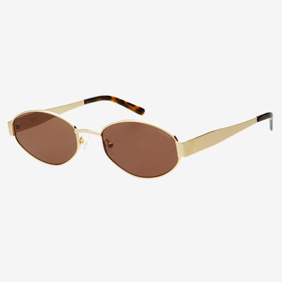 Soho Sunglasses - Gold/Brown