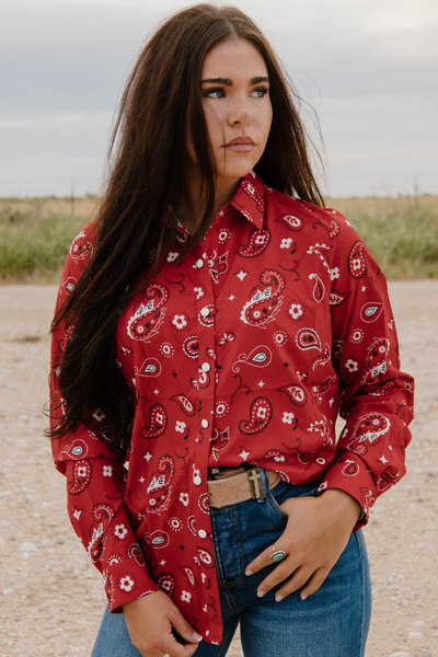 Bandana Babe Button Up Shirt