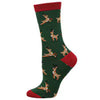 Leaping Reindeer Socks