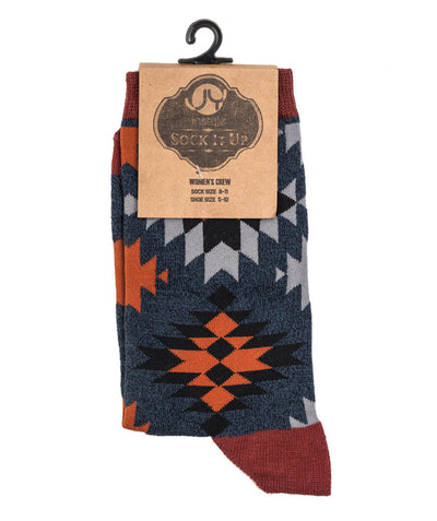 Spicy Hibiscus Socks