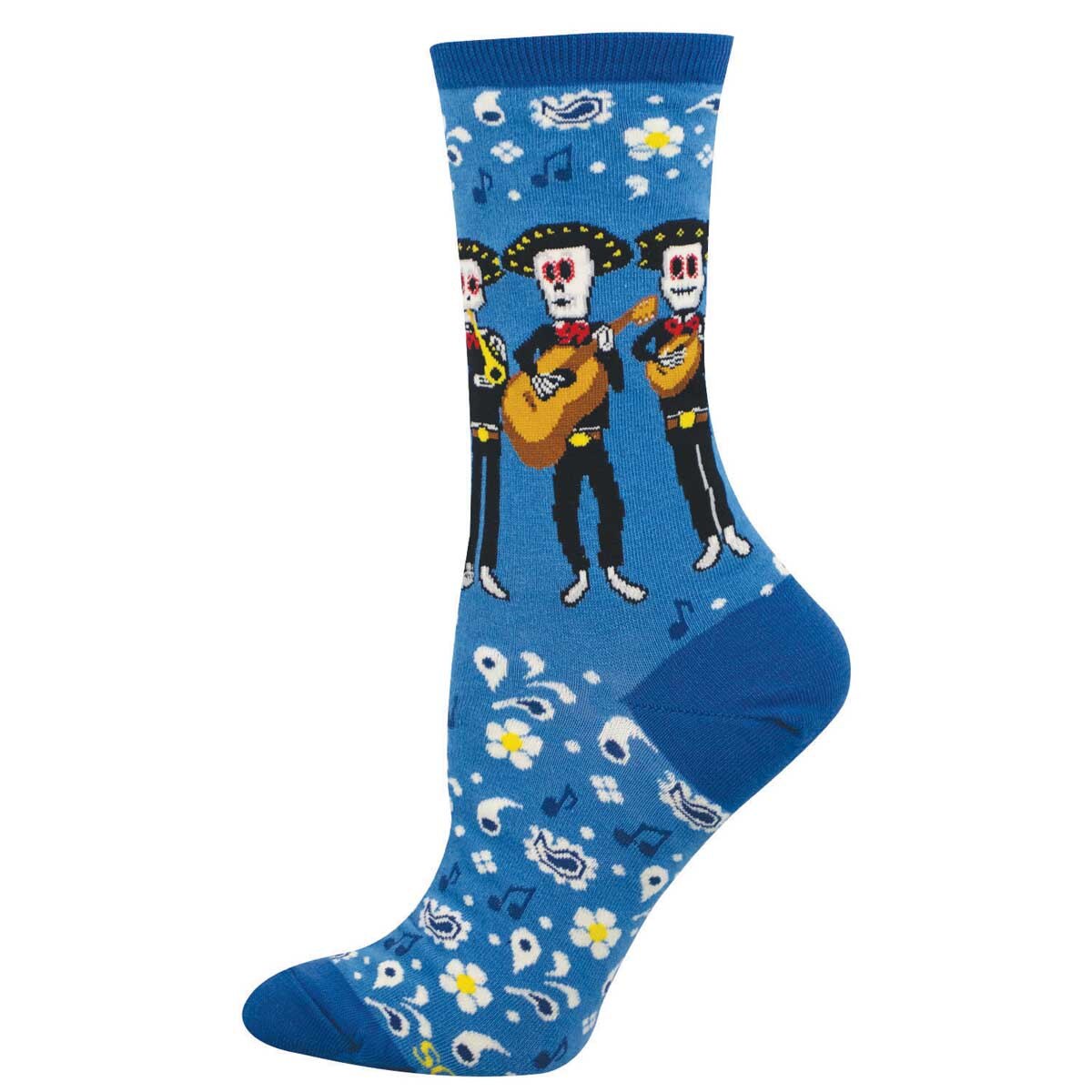 Muertos Mariachi Blue Socks