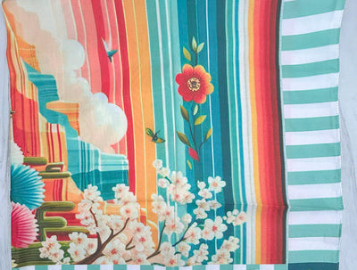 corner of serape scarf