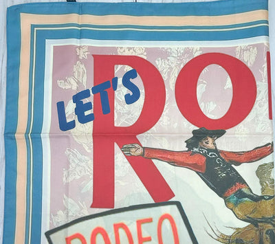 let's rodeo bronc scarf