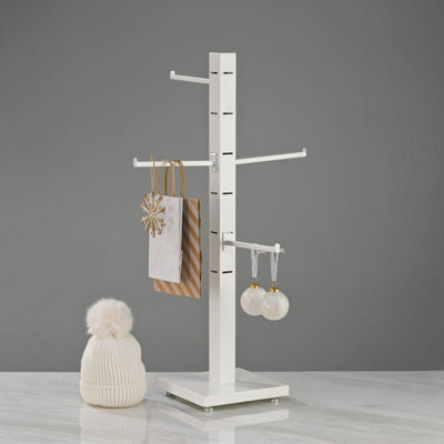 Tabletop 4-Sided Displays with 12 Adjustable Arms: Black / Tabletop Rack (12 arms included)
