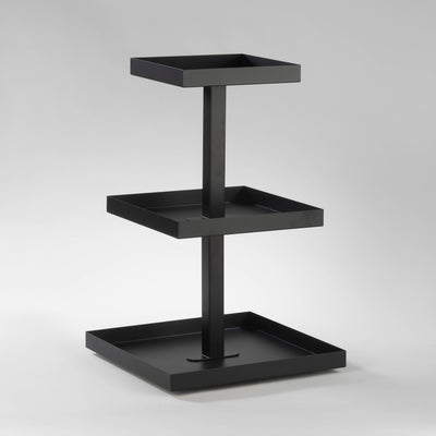 Square Multi-Tiered Displays: Black / 6 Tier