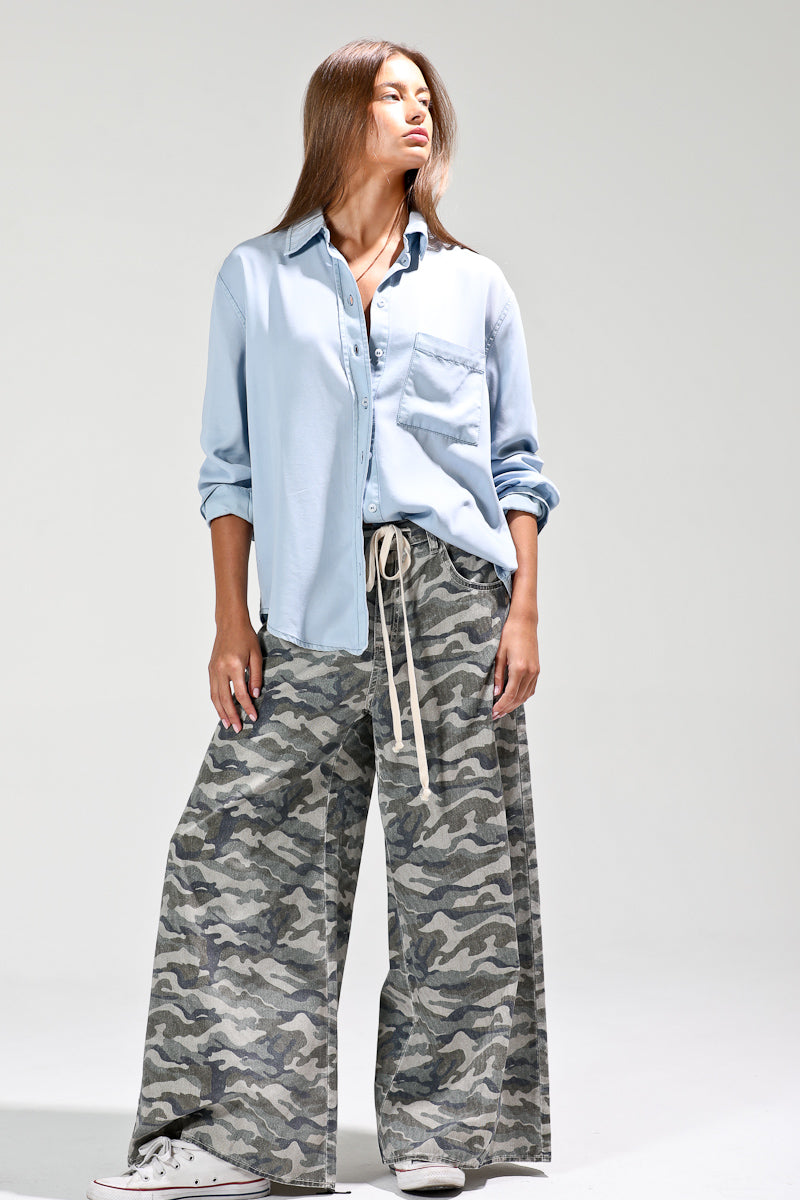 Light Denim Button Down Shirt