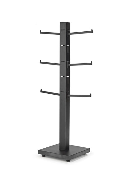 Tabletop 4-Sided Displays with 12 Adjustable Arms: Black / Tabletop Rack (12 arms included)