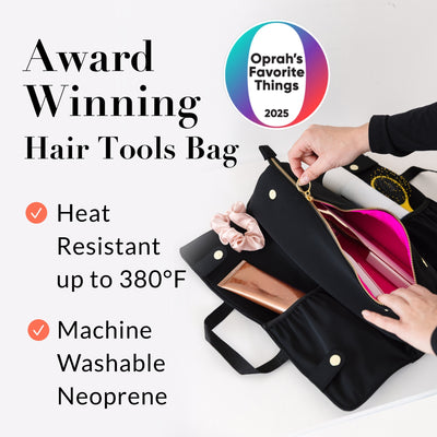 Hair Tools Bag - Heat Safe and Machine Washable
