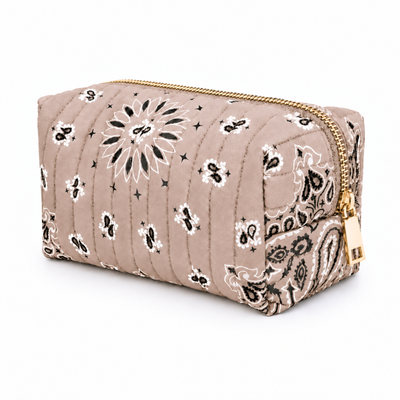 Ellison+Young Bandana Cosmetic Case, Everyday Travel Pouch
